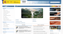 Desktop Screenshot of cedex.es