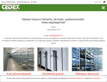 Tablet Screenshot of cedex.hu